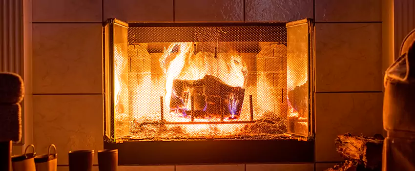 Mendota Hearth Landscape Fireplace Installation in Keystone, Florida