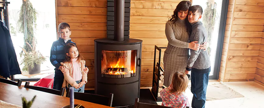 Morso Cast Iron Fireplace Insert Installation in Keystone, Florida