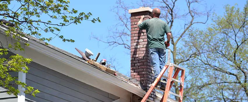 Vinyl and PVC Chimney Flashing Installation in Keystone, FL