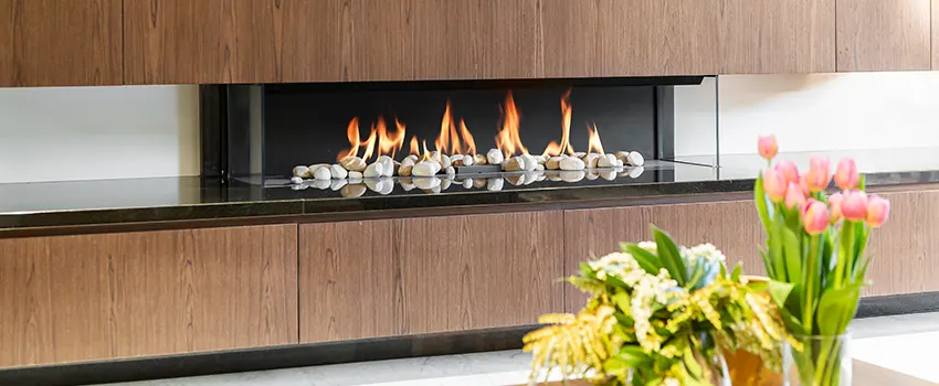 Double-height Fireplace Design Refurbishment in Keystone, Florida