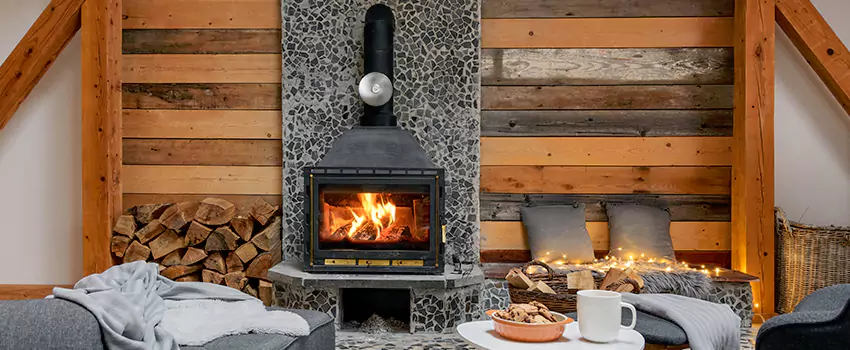 Thelin Hearth Products Direct Vent Gas Stove Fireplace Inspection in Keystone, Florida